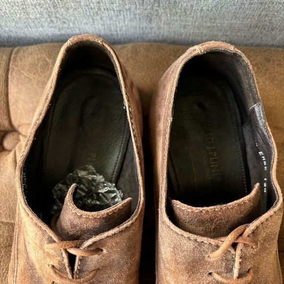 Donald J Pliner Embe Brown Suede Oxford Dress Shoes 10.5 - Picture 8 of 15